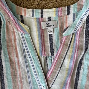 Kim Rogers Multicolor Striped Top